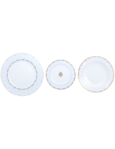 Zestaw talerzy Ćmielów Astra Królewski Błękit obiadowych dla 6 osób 18 elementów 5902767066983 9