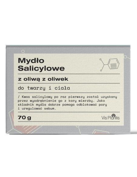 Mydło salicylowe w kostce z olejem z oliwek Vis Plantis 70 g 5904567056539