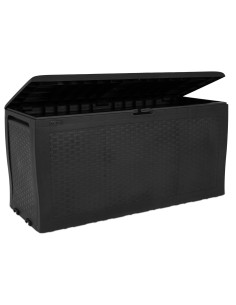 Skrzynia do ogrodu Samoa Rattan Box 270L grafitowa Keter 7290112633132 2