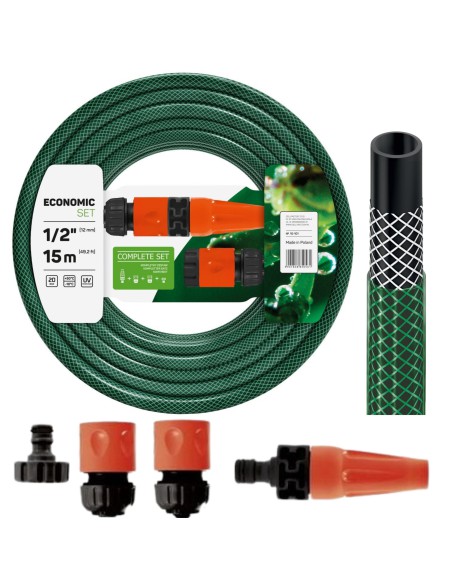 Wąż ogrodowy 3/4" 20m + zraszacz + końcówki Cellfast Economic 5901828850264 22