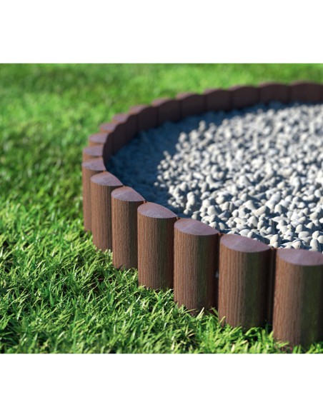 Brązowa palisada ogrodowa 4 ECO Cellfast 8,5 cm x 2,4 m 5901828858512 21