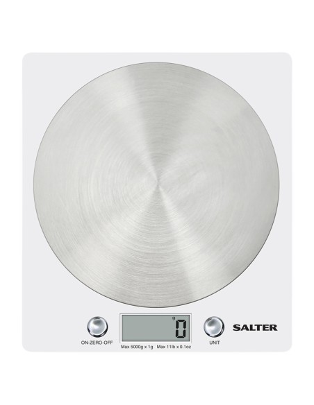 Biała waga kuchenna elektroniczna Salter 5kg/1g 5010777122879