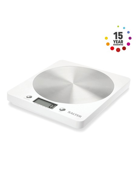 Biała waga kuchenna elektroniczna Salter 5kg/1g 5010777122879 4