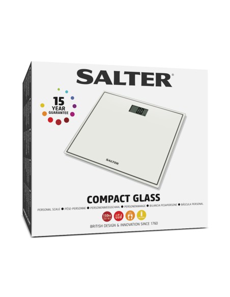 Waga łazienkowa elektroniczna 150kg biała Salter 5010777143645 2