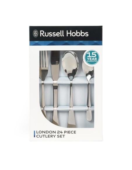 Stylowy zestaw sztućców dla 6 osób Russell Hobbs London 24 elementy 5054061027266 3