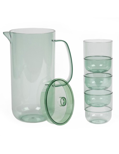 Plastikowy zestaw Dzbanek i 4 szklanki Cambridge, 1.5 l - Dzbanki, karafki i mleczniki Plastikowy zestaw Dzbanek i 4 szklanki Cambridge, 1.5 l 5054061136685 2