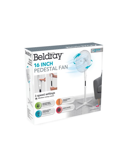 Wentylator stojący wiatrak podłogowy Beldray 120cm - Wentylatory Domowe i klimatyzatory Wentylator stojący wiatrak podłogowy Beldray 120cm 5054061373899 4