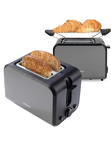 Toster na 2 kromki chleba z rusztem do opiekania Progress - Opiekacze i tostery