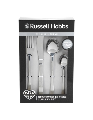 Praktyczny zestaw sztućców dla 4 osób Russell Hobbs Romby, 16 elementów 5054061312676