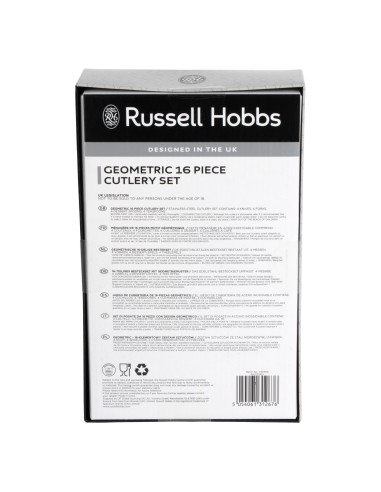 Praktyczny zestaw sztućców dla 4 osób Russell Hobbs Romby, 16 elementów 5054061312676 3