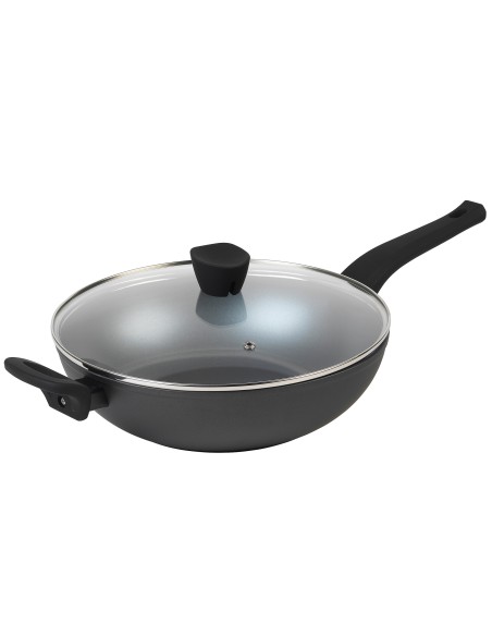 Wok patelnia głęboka non-stick Russell Hobbs Pearlised 28cm 5054061314571