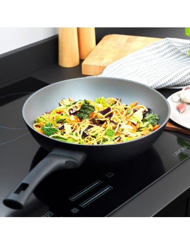 Wok patelnia głęboka non-stick Russell Hobbs Crystaltech 28cm 5054061316049 3