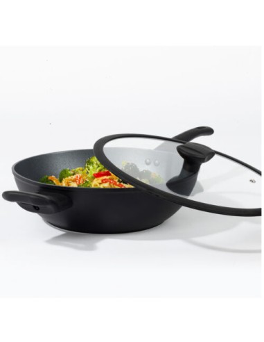 Patelnia z pokrywką głęboka Russell Hobbs Crystaltech 28cm 5054061316087 4