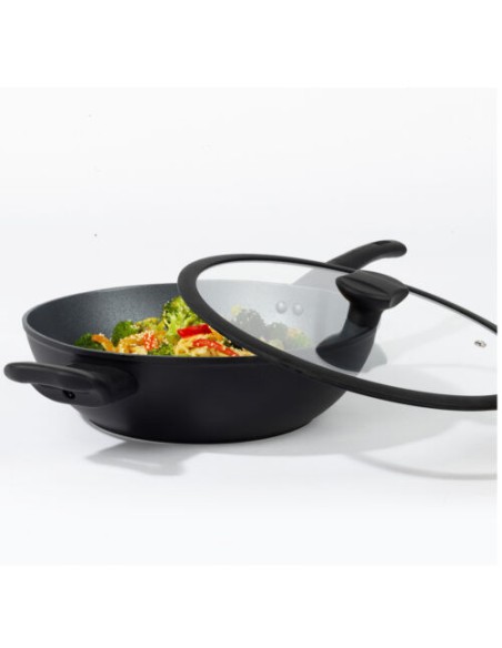 Patelnia z pokrywką głęboka Russell Hobbs Crystaltech 28cm 5054061316087 4