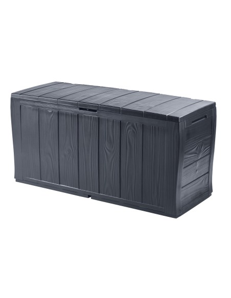 Ogrodowa skrzynia Keter Sherwood 270l grafitowa 7290106923867