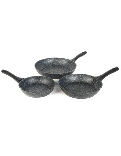 Praktyczny zestaw patelni non-stick Salter Megastone 20/24/28 cm 3 szt 5054061178302