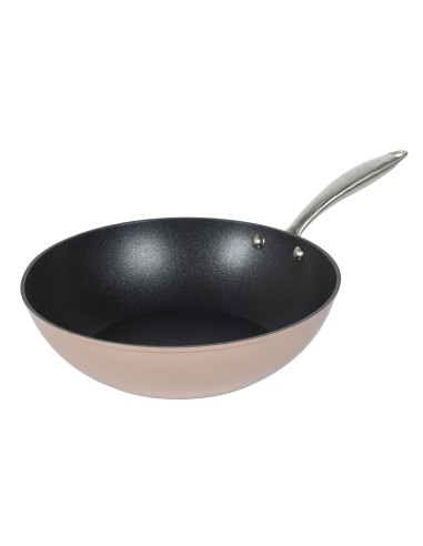 Patelnia wok nieprzywierająca Salter Metallic 28cm - Patelnie