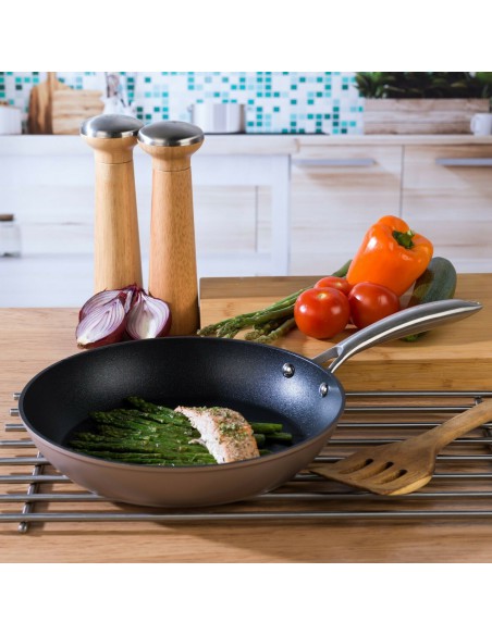 Patelnia wok nieprzywierająca Salter Metallic 28cm 5054061194531 4