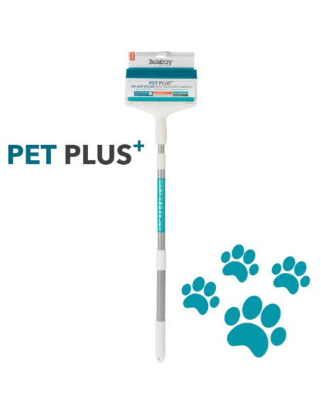 Rolka żelowa do usuwania sierści teleskopowa Beldray Pet Plus+ 5053191072573