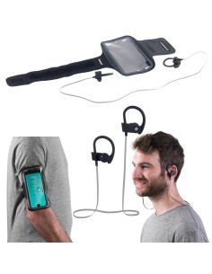 Zestaw do biegania bluetooth słuchawki + opaska Intempo 5054061349528 2