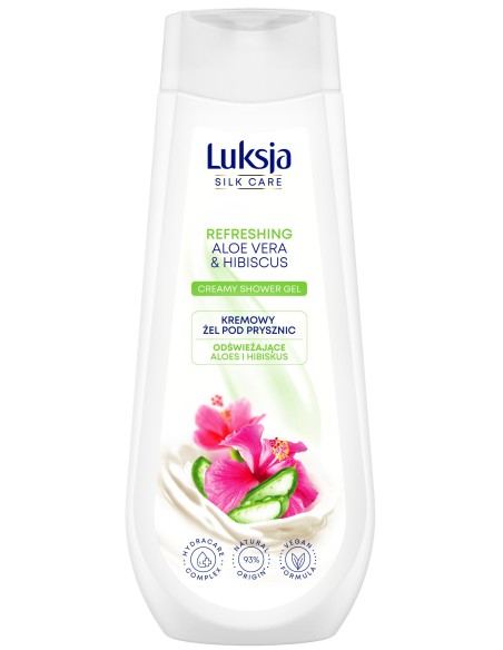 Żel aloes hibiskus pod prysznic 500ml Luksja Silk Care 5900536348988