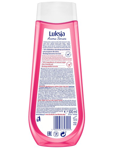 Żel lotos pod prysznic 500ml Luksja Aroma Senses 5900536348995 2