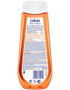 Żel pomarańcza pod prysznic pomarańcza 500ml Luksja Aroma Senses 5900536349015 2