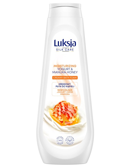 Płyn do kąpieli jogurt, miód manuka 900ml Luksja Creamy&Soft 5900536349121