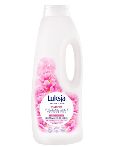 Płyn do kąpieli drogocenne olejki 1500ml Luksja Creamy&Soft 5900536349329