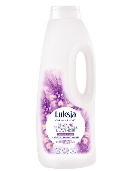 Lawendowy płyn do kąpieli 1500ml Luksja Creamy&Soft 5900536349336