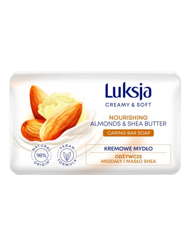 Migdałowe mydło w kostce 90g Luksja Creamy&Soft - Żele pod prysznic