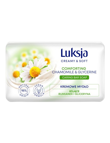Rumiankowe mydło w kostce 90g Luksja Creamy&Soft 5900536348773