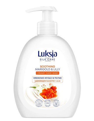 Liliowe mydło w płynie z nagietkiem 250ml Luksja Silk Care 5900536348841