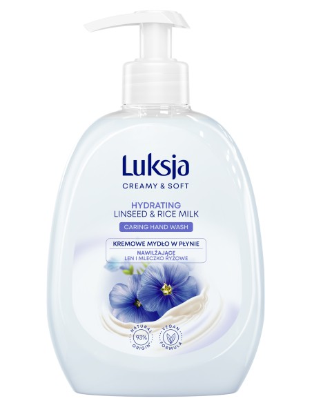 Len mydło w płynie 500ml Luksja Creamy&Soft 5900536348896