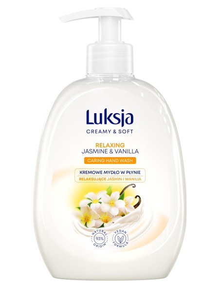 Jaśminowo-waniliowe mydło w płynie 500ml Luksja Creamy&Soft 5900536348919