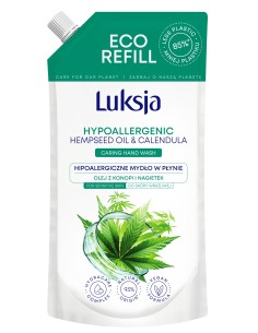 Hipoalergiczne konopne mydło w płynie 500ml Luksja 5900536349282