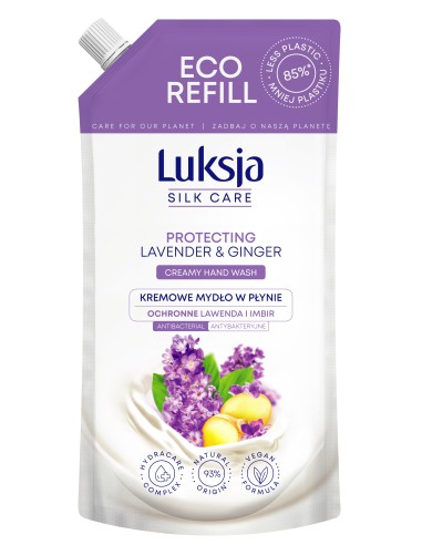 Zapas mydło w płynie lawenda i imbir 500ml Luksja Silk Care 5900536349305