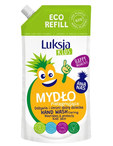 Mydło dla dzieci w płynie zapas 500ml Luksja Kids 5900536349312