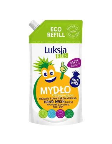 Mydło dla dzieci w płynie zapas 500ml Luksja Kids 5900536349312 3