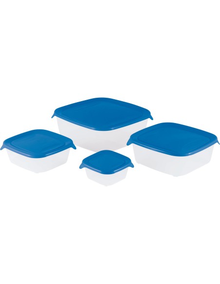 Komplet 4 pojemników na jedzenie Curver Fresh&Go 3szt 3253928927028 2