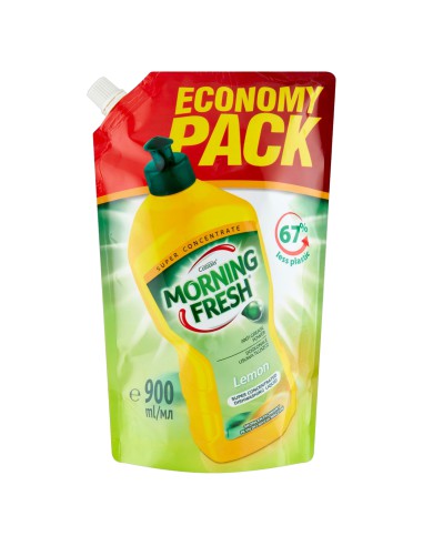 Zapas płynu cytrynowego do naczyń MORNING FRESH 900ml Lemon Zapas - Płyny do zmywania