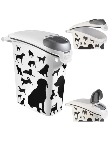 Pojemnik na jedzenie dla psa 10kg 23l Curver 3253923882087