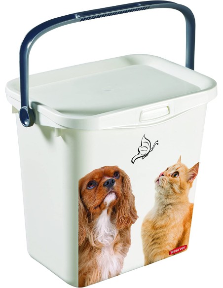 Wiaderko na karmę dla psa kota 6l Curver 3253920364043 3