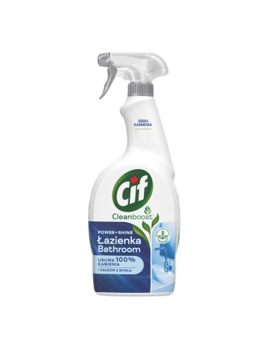 Spray do łazienki 750ml Cif Power&Shine - Środki czystości do kuchni i łazienki