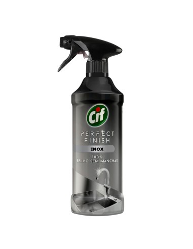 Spray do powierzchni ze stali nierdzewnej 435ml CIF Perfect - Środki czystości do kuchni i łazienki