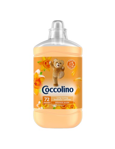 Płyn do płukania tkanin 1800 ml Orange Rush Coccolino Care - Płyny do płukania