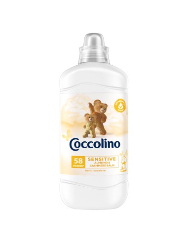 Migdałowy płyn do płukania 1450 ml Coccolino Sensitive - Płyny do płukania