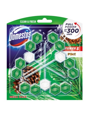 Dodnowa zawieszka do WC 3x55g DOMESTOS Power 5  8710908736056 2