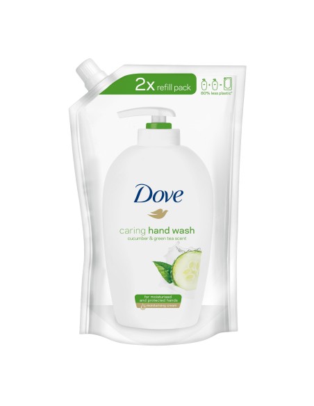 Pielęgnujące mydło do rąk w płynie ogórek zapas 500ml DOVE 8717163097700 2