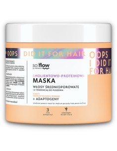 Maska do włosów średnioporowatych so!flow 400ml 5907618133715 2